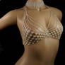 Pearl Rave Bra and Swarovski choker