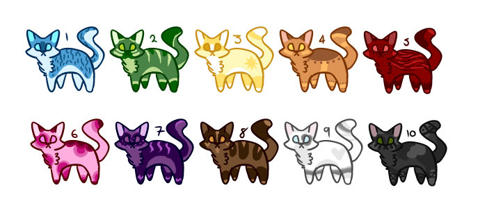 Rainbow Kitties (CLOSED)