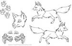 Wolf or Fox Reference Sheet by TikamiHasMoved
