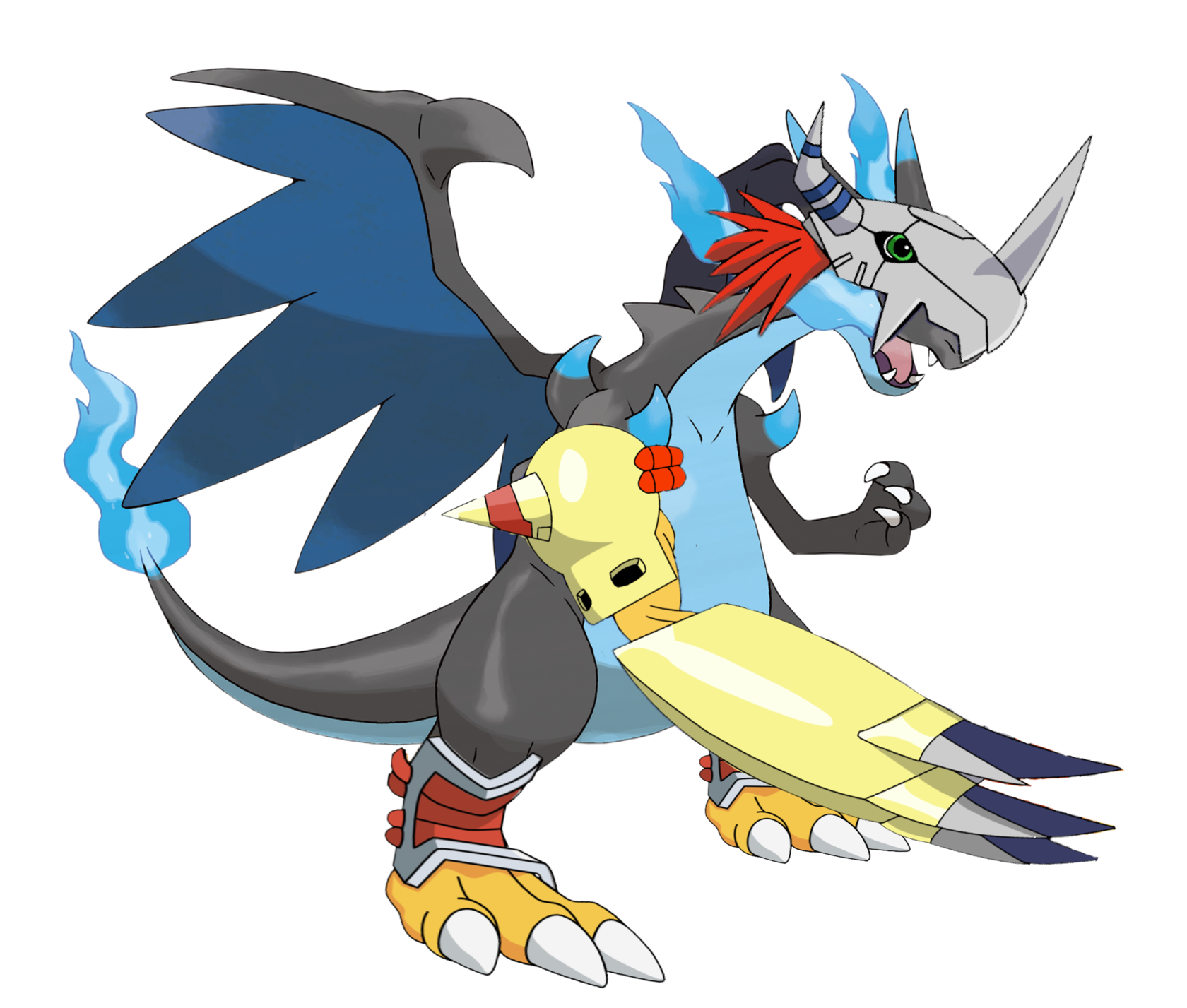 Ankey on X: Mega Charizard X as digimon! A corrupted (virus type)  evolution of Charizardmon  / X