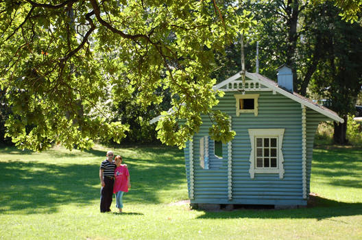 Blue house