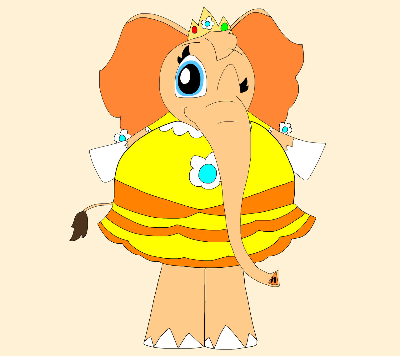 Mlp Elephant Deviantart My drawing of Elephant Daisy by LeviBryant1252 on DeviantArt
