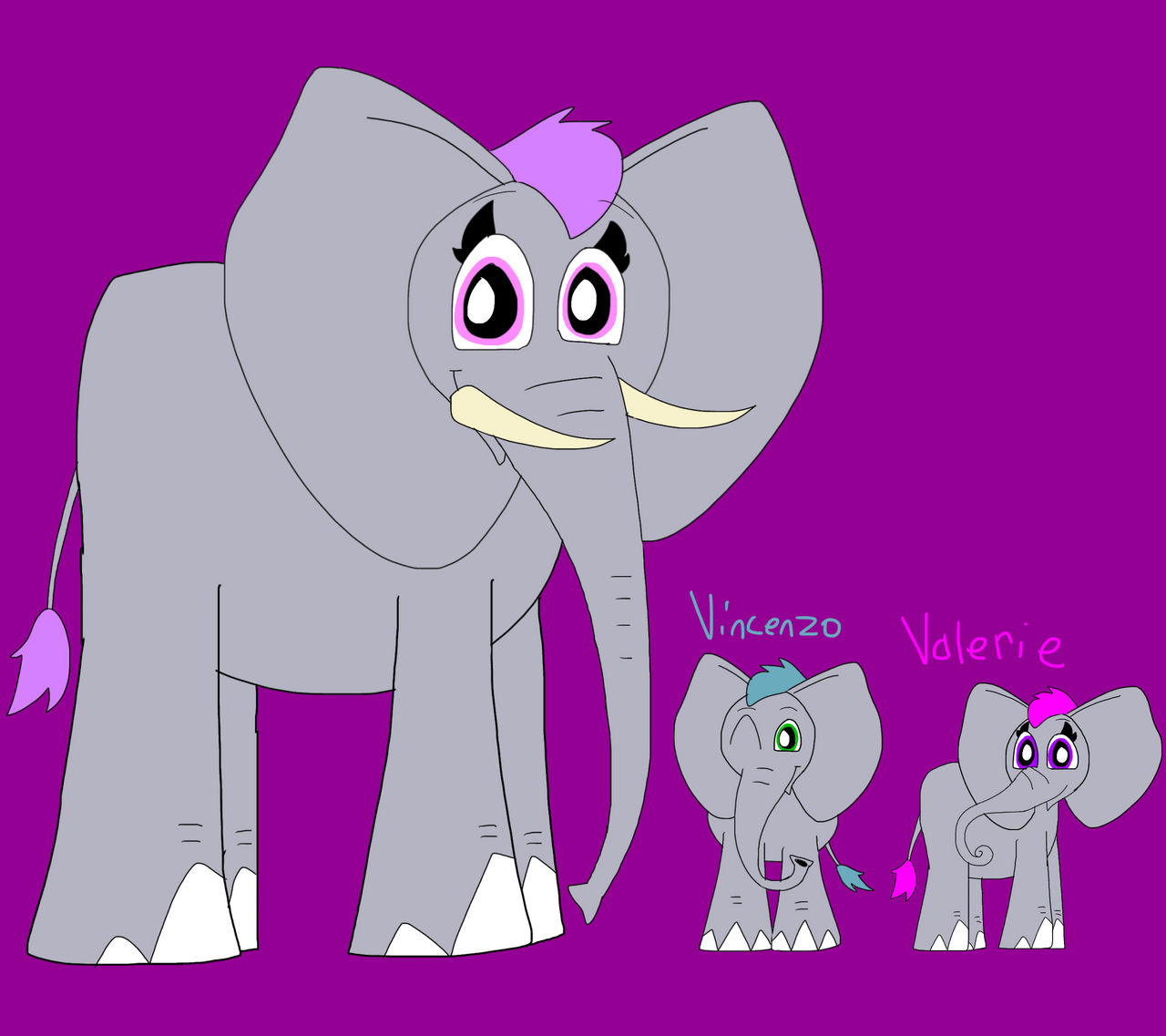 Violette and her Family by LeviBryant1252 on DeviantArt