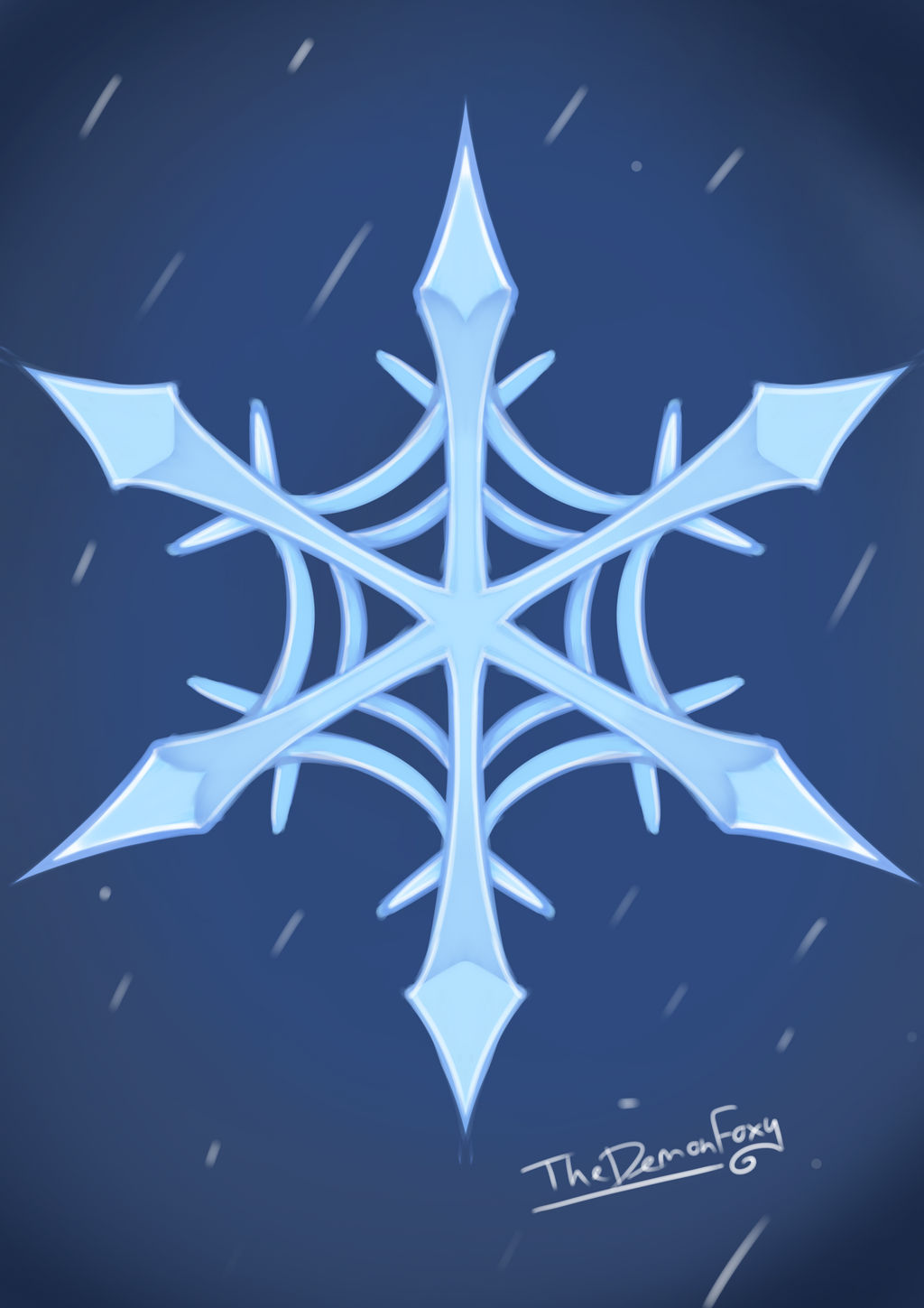 Snowflake by TheDemonFoxy on DeviantArt