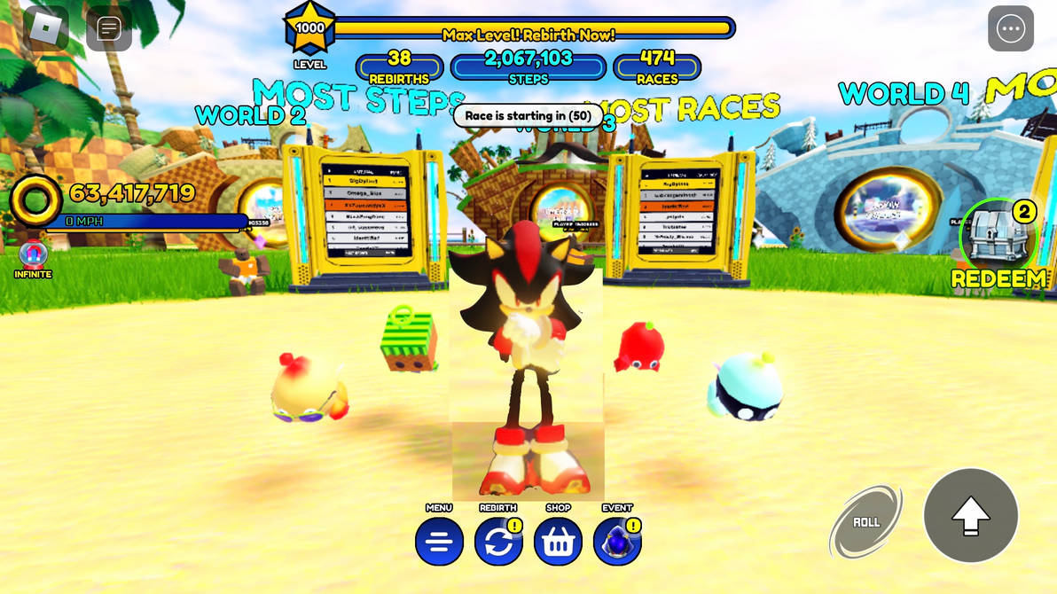 Shadow LEAKED in Sonic Speed Simulator?! (Roblox) 