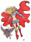 Supergirl and Hippolyta