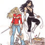 Wonder Girl and Donna Troy