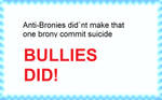 STAMP: Blame the bullies, not us! by FurryMessVSTheCogs