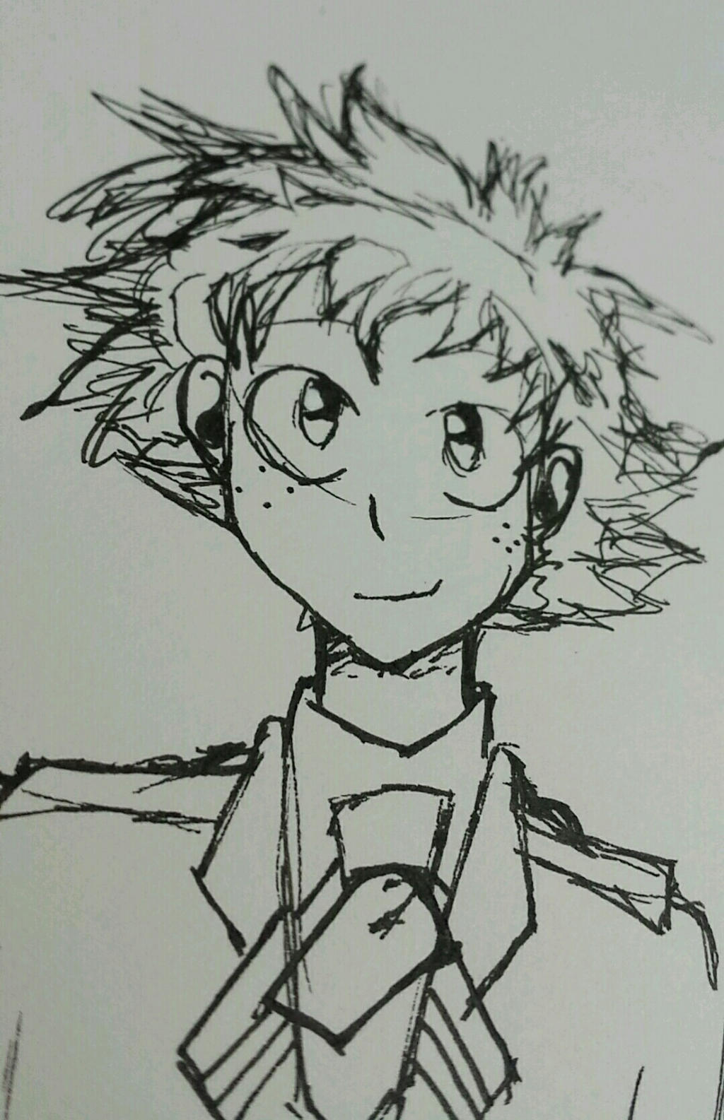 89 Deku Sketch By Archergirl101 On Deviantart