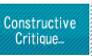 Constructive Critique