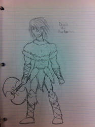 DD character: Daxis the Barbarian 