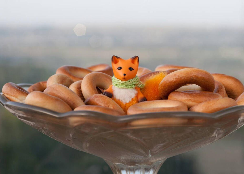 tiny fox and bubliki by freedragonfly tiny fox and bubliki by freedragonfly