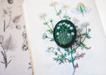 Chamomile brooch by freedragonfly Chamomile brooch by freedragonfly