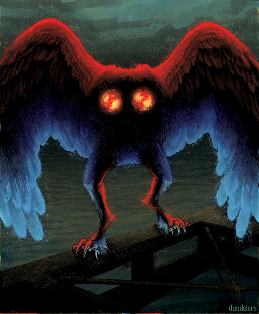 Mothman by ZARLEV on DeviantArt