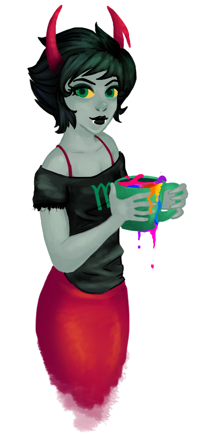 Kanaya and her Rainbow Tea