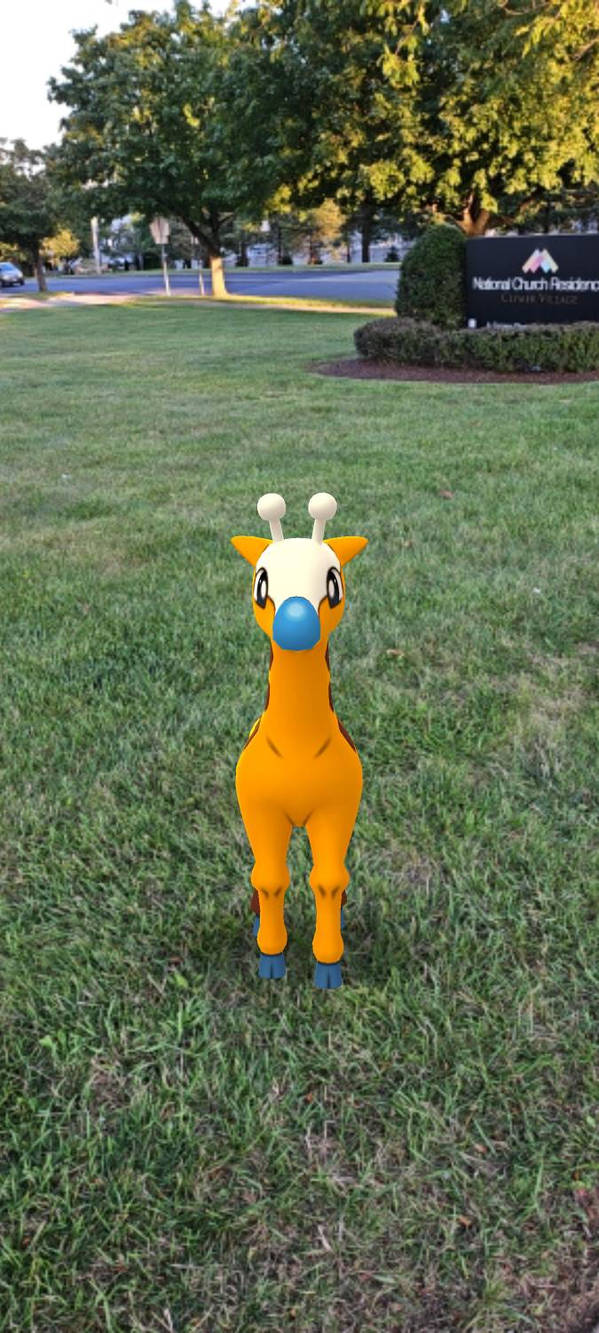 Shiny Girafarig by ZombieMagnate on DeviantArt