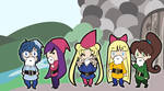 Senshi Dwarves by chaoticteapot