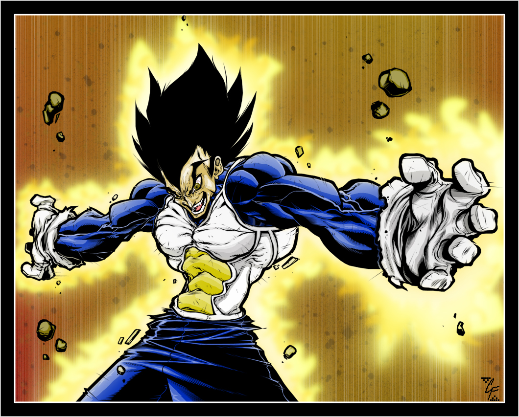 Vegeta Final Flash by Leakim-dek.deviantart.com on @DeviantArt