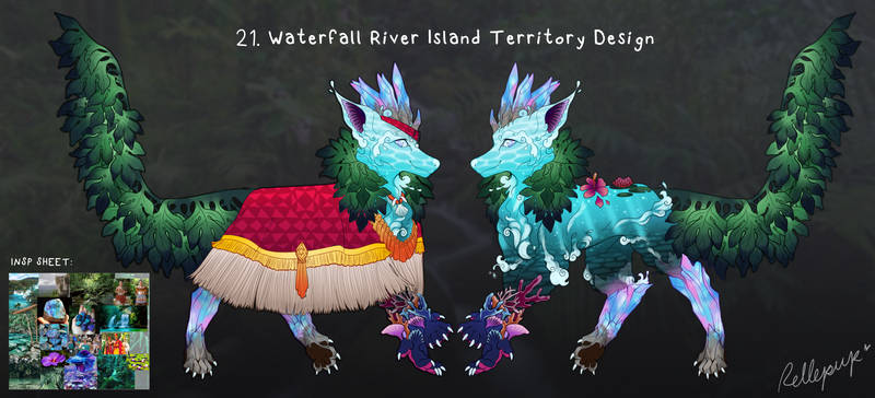 21 Waterfall River Island Territory Design Entry