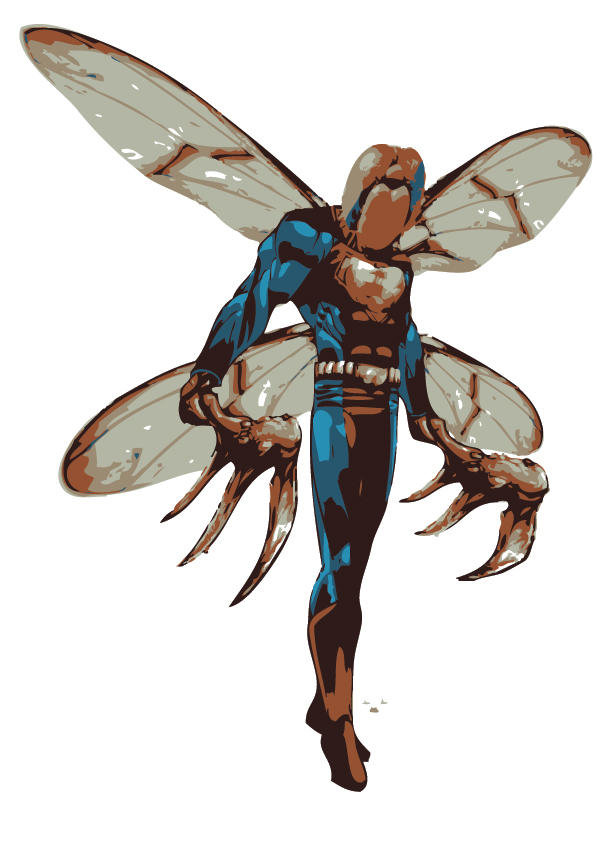 Superman Insect by blizt3r on DeviantArt