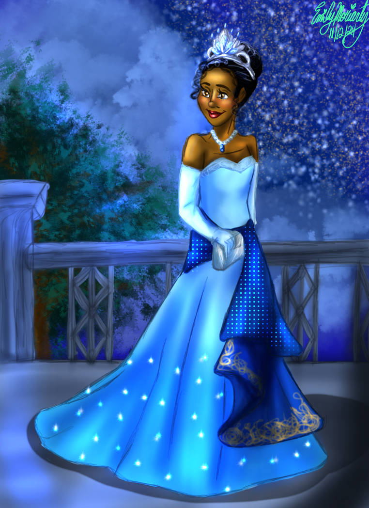 disney tiana blue dress Princess Tiana - Blue Dress (The Princess and the Frog) Digital Files - SVG/PDF/PNG/Jpeg
