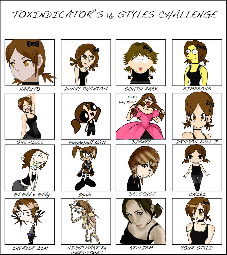 16 Style Challenge By Sorrybutno On Deviantart 16 Style Challenge By Sorrybutno On Deviantart