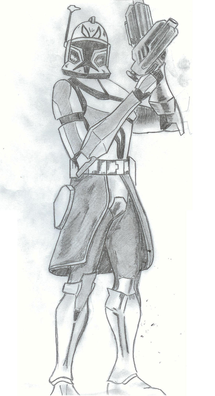Commander Rex Drawing Captain Rex from Star Wars the Clone Wars by stipher30 on DeviantArt