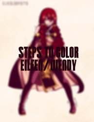 Steps to color Eileen/Wendy