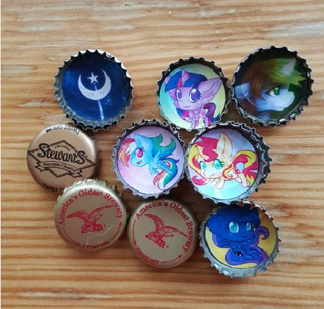 Bottle Cap Pins