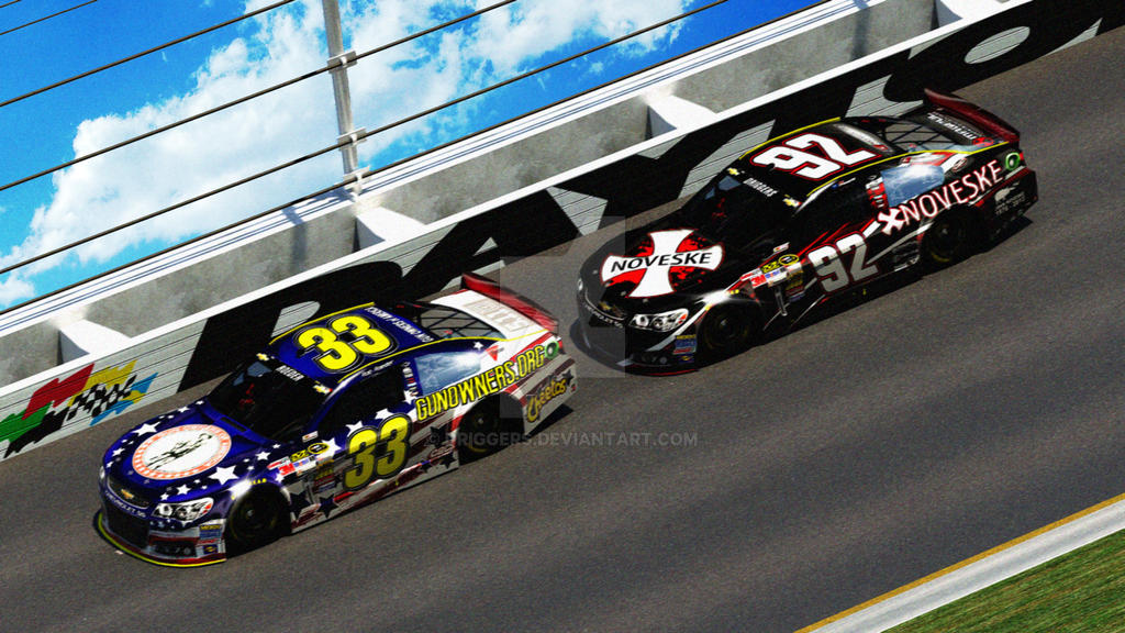 Backdraft Racing Daytona Drafting in Daytona by Driggers on DeviantArt