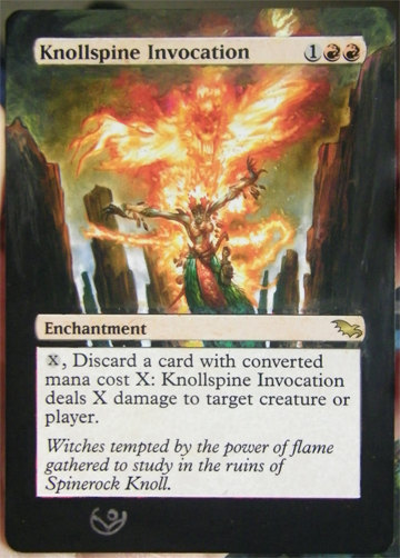 Altered card - Knollspine Invocation