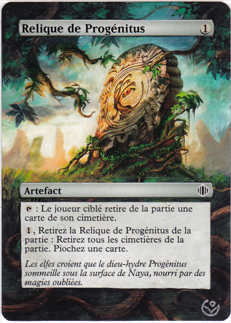 Altered card - Relic of Progenitus