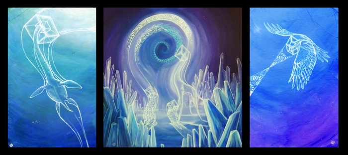 Tesseractic Triptych