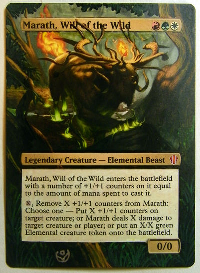 Altered card - Marath, Will of the Wild