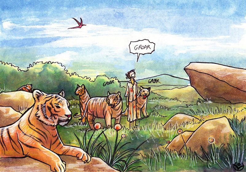 The Year of Intelligent Tigers - Groar by JohannesVIII on DeviantArt