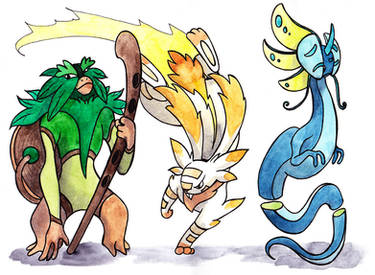 Fan Made Starters Evolutions