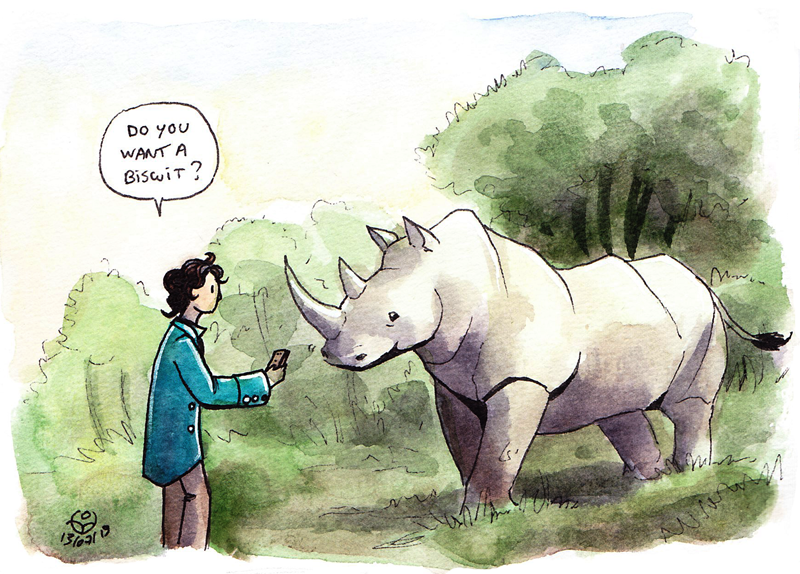 Do Rhinos Eat Biscuits by JohannesVIII on DeviantArt