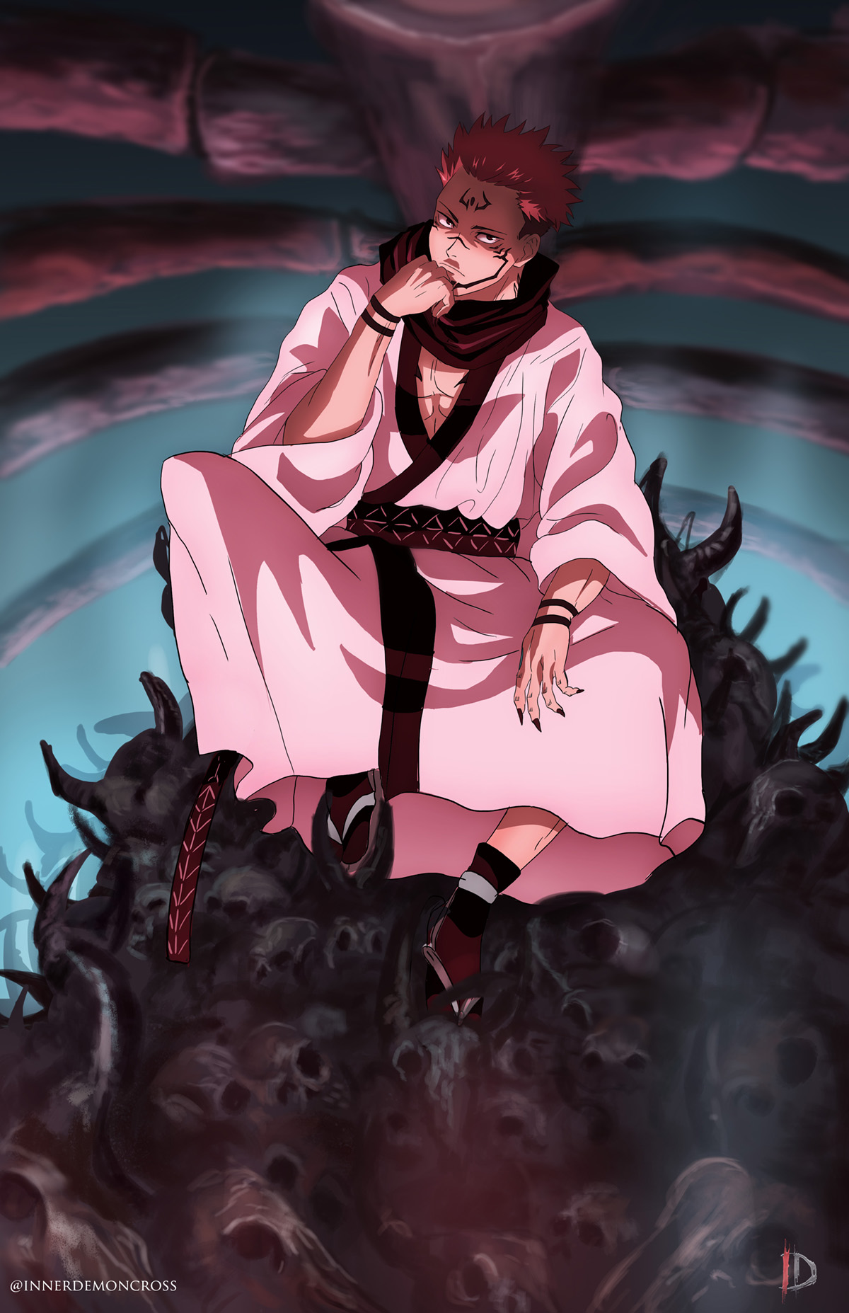 Sukuna Throne By BTD Tenko On DeviantArt sukuna-throne-by-btd-tenko-on-deviantart