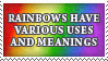 DA Stamp - Rainbows 01 by tppgraphics