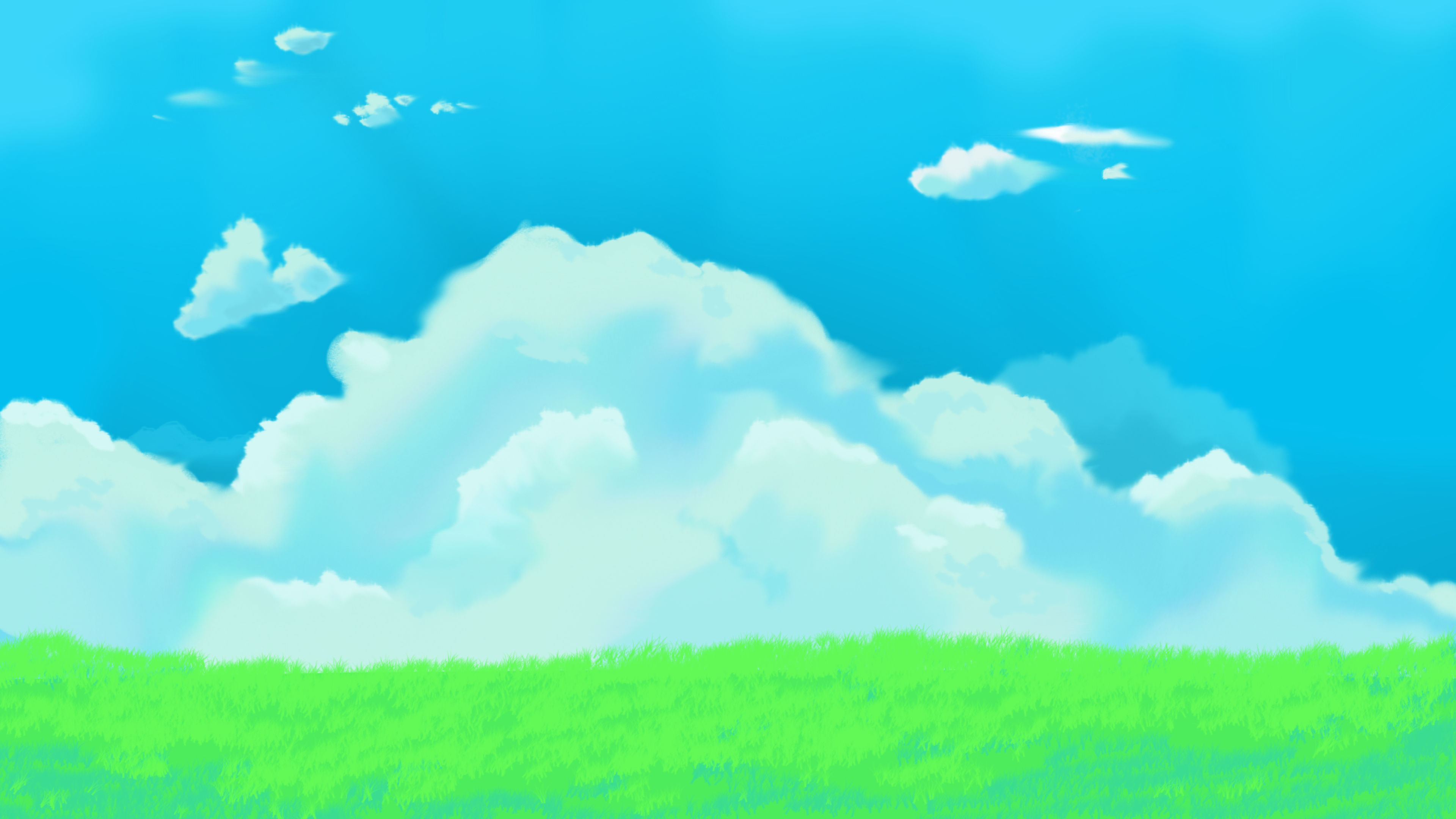 Vibrancy In Bloom | First Landscape Drawing