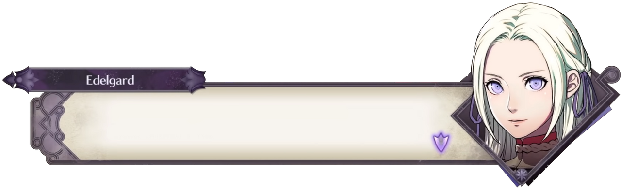 Fire Emblem Three Houses | Dialogue Box by SupaBloopa on DeviantArt