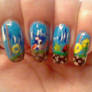 sonic nail art 2