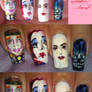 Alice in Wonderland nail art