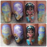 Princess Jasmine nail art