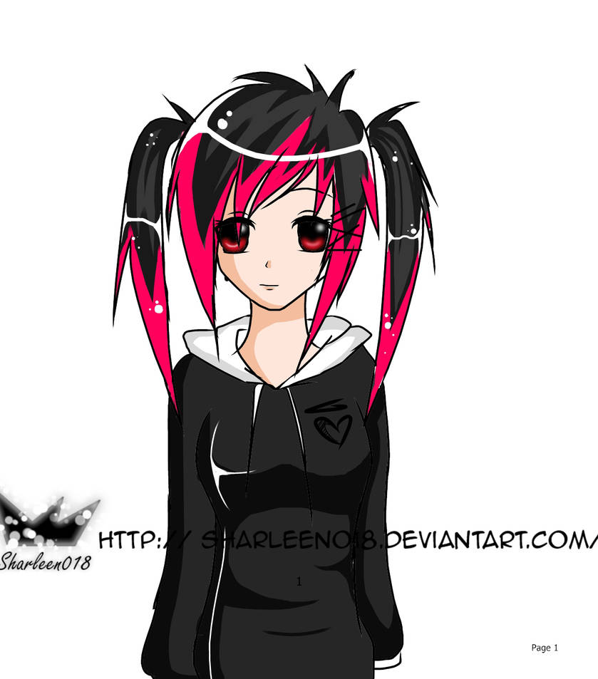 Emo anime girl 12 Cute
