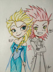 -Elsa and Axel-