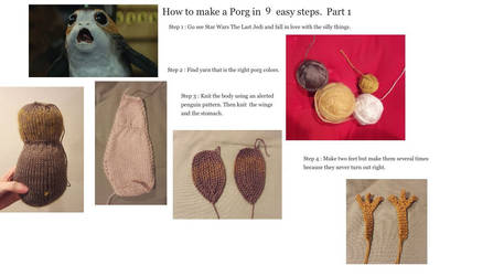 How to make a Porg in 9 easy steps. Part 1