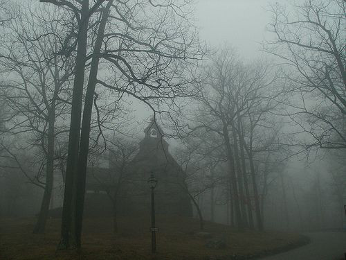 Dark Moody Church
