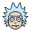 Pixel Rick Sprite