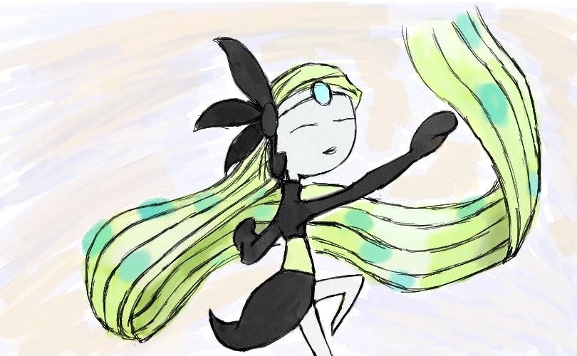 Meloetta, the Melody Pokemon